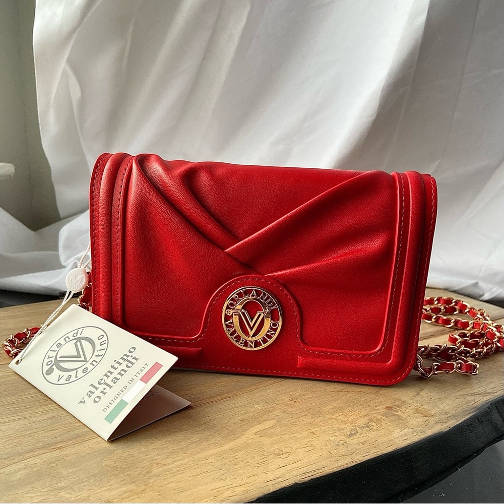 Valentino Orlandi Red  Crossbody Women's Bag
